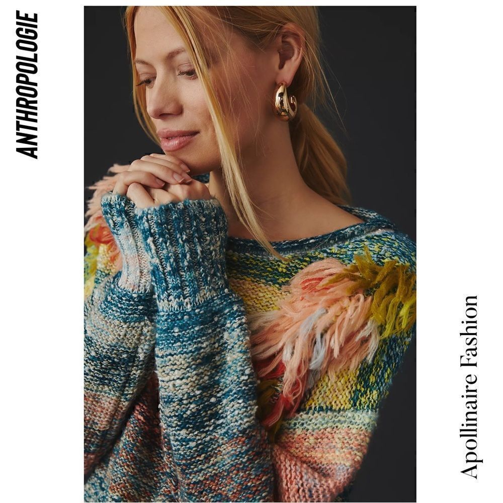 ANTHROPOLOGIE EMBELLISHED SWEATER NEW - Picture 5 of 8